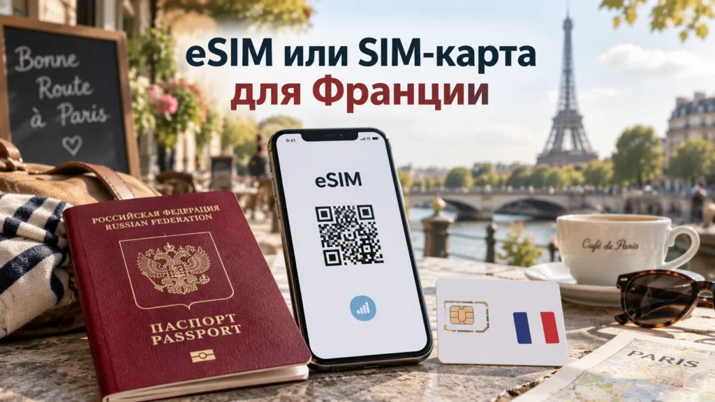 eSIM или SIM-карта для Франции — что выбрать туристу