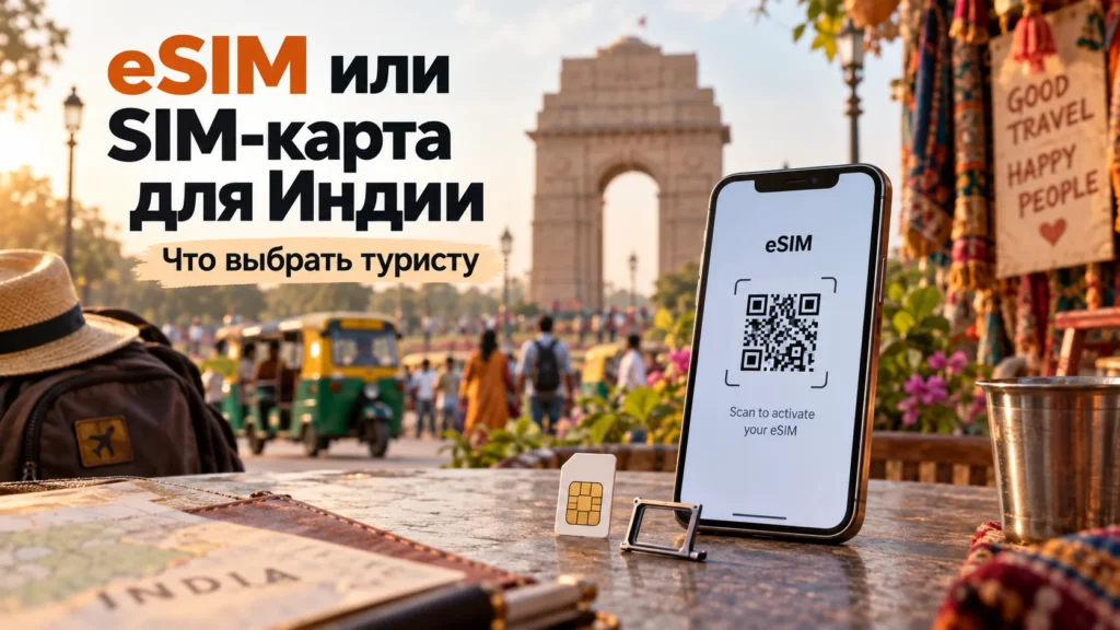 eSIM или SIM-карта для Индии — что выбрать туристу