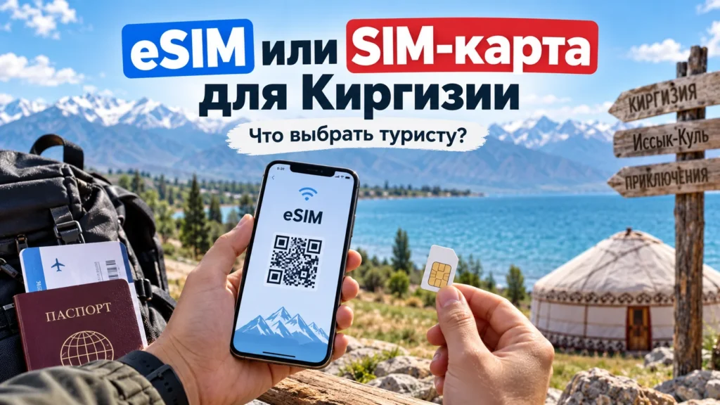 eSIM или SIM-карта для Киргизии — что выбрать туристу