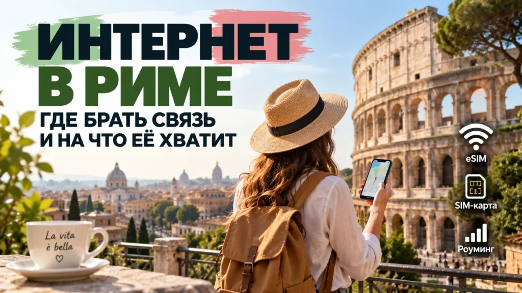 Интернет в Риме — где брать связь и сколько гигабайт нужно туристу