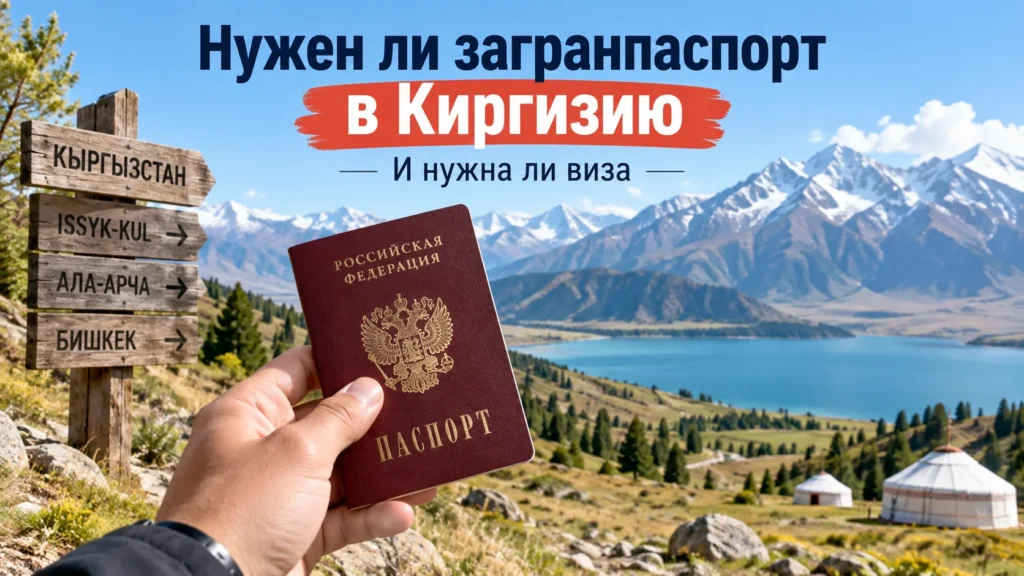 Нужен ли загранпаспорт и виза в Киргизию — правила въезда для россиян