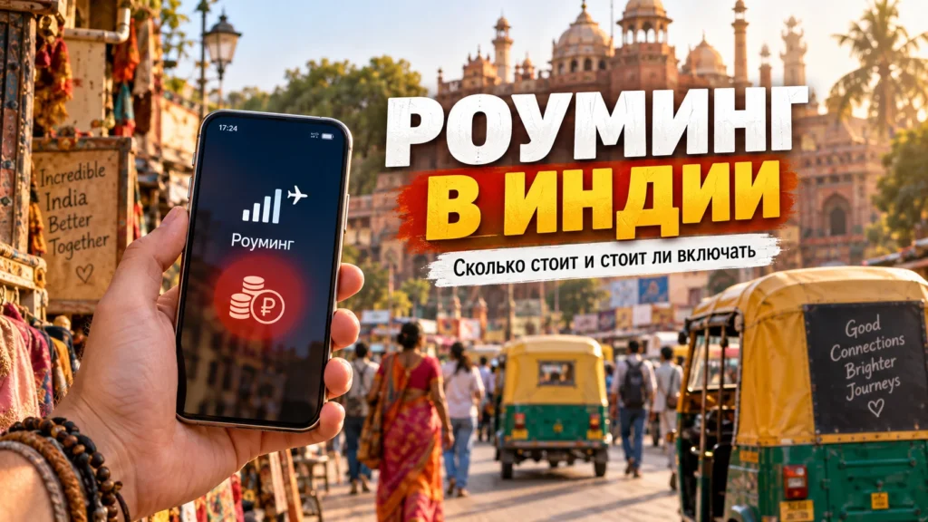 Роуминг в Индии — сколько стоит интернет и стоит ли его включать