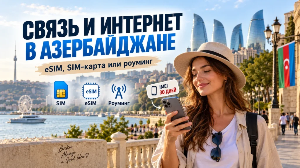 Связь и интернет в Азербайджане — eSIM, SIM-карта или роуминг