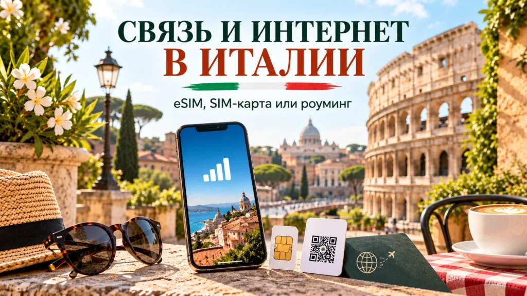 Связь и интернет в Италии — eSIM, SIM-карта или роуминг
