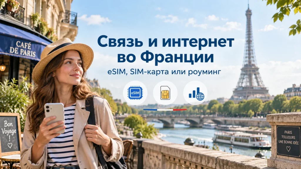 Связь и интернет во Франции — eSIM, SIM-карта или роуминг