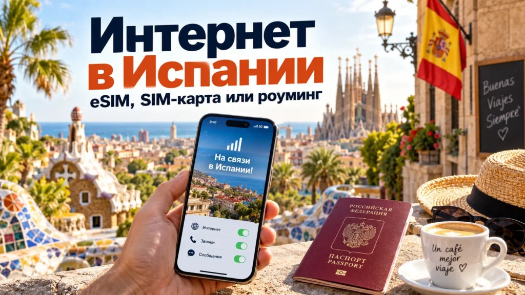 Интернет в Испании — eSIM, SIM-карта или роуминг