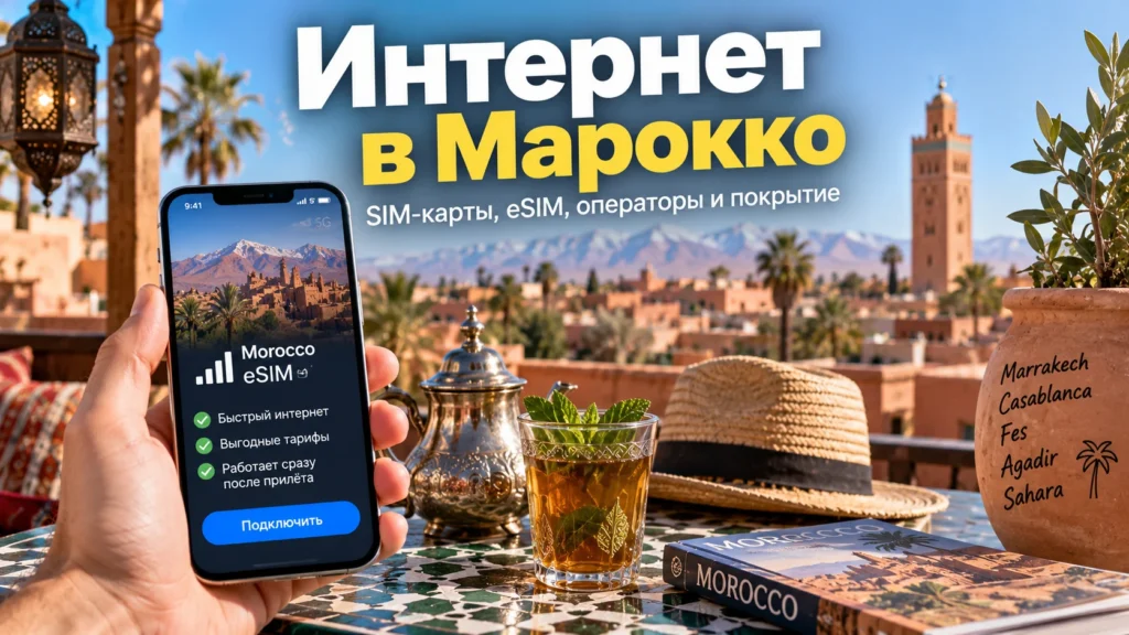 Интернет в Марокко — SIM-карты, eSIM, операторы и покрытие