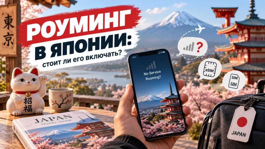 Роуминг в Японии — сколько стоит и стоит ли его включать