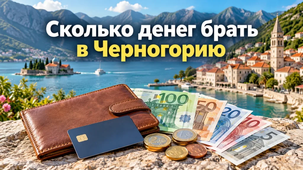 Сколько денег брать в Черногорию — евро, наличные и бюджет поездки на фоне Которского залива