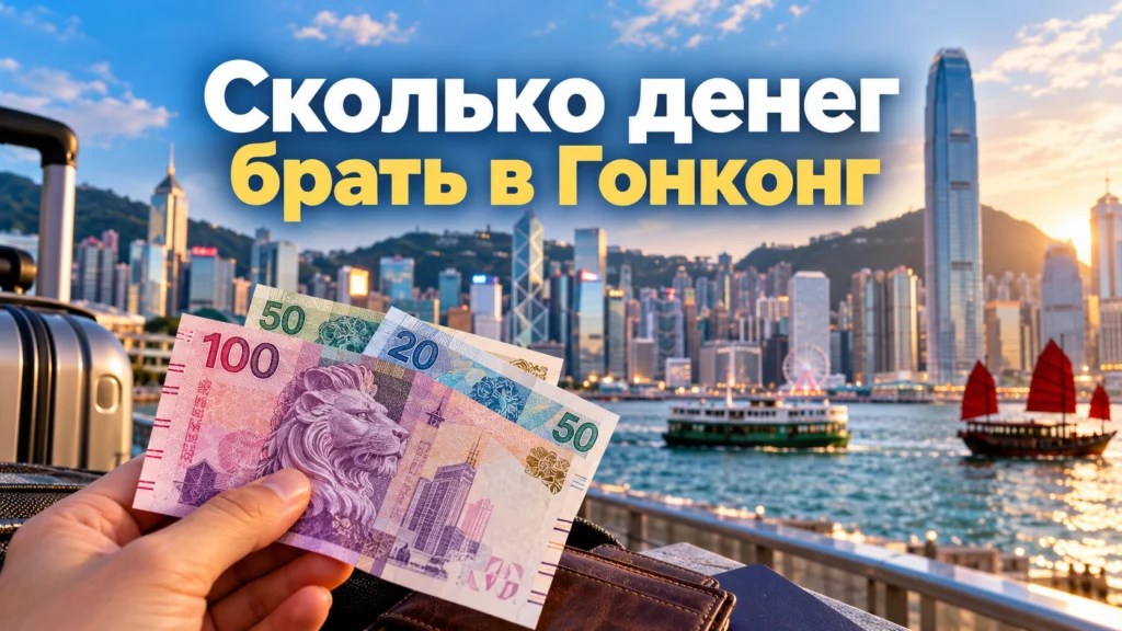Сколько денег брать в Гонконг — гонконгские доллары, наличные и бюджет поездки на фоне бухты Виктория
