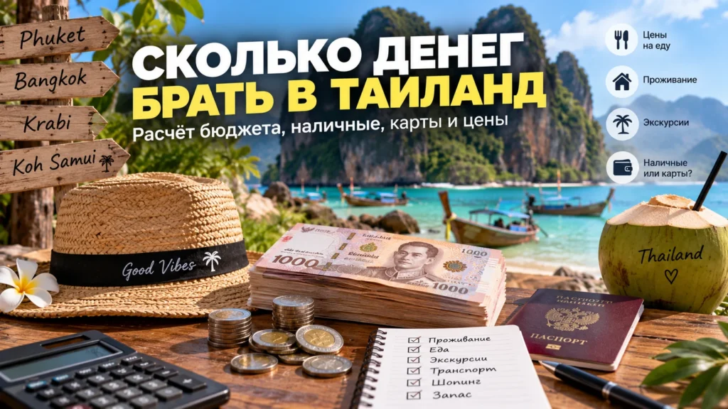 Сколько денег брать в Таиланд — бюджет на 7 и 14 дней, наличные и цены