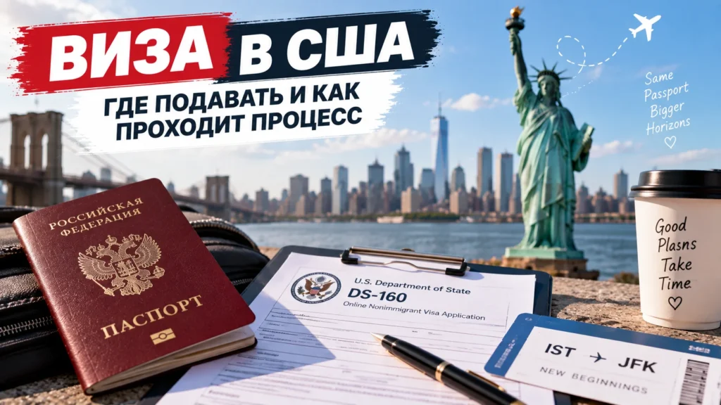 Виза в США для россиян — где подавать и как проходит процесс