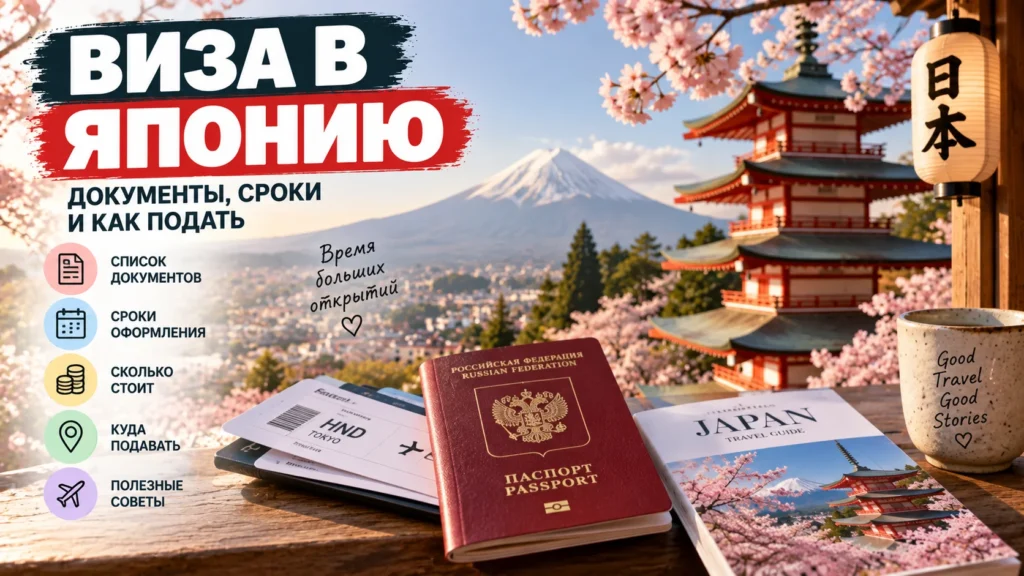 Виза в Японию для россиян — документы, сроки и как подать